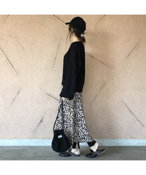 copine（コピン）の「ケーブルボリューム袖ざっくりルーズニット（3color）（ニット/セーター・レディース・その他）」の8枚目の写真