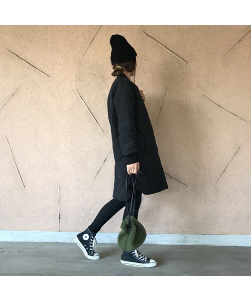 copine(コピン)の「最後の再々入荷!大人気シリーズ!ノーカラーリブキルティングコート(2color)(その他アウター・レディース・その他)」の11枚目の写真