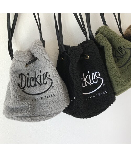 copine（コピン）の「Dickiesボア巾着バッグ（4color）【クリックポスト対象商品】（ハンドバッグ・レディース・その他）」の3枚目の写真