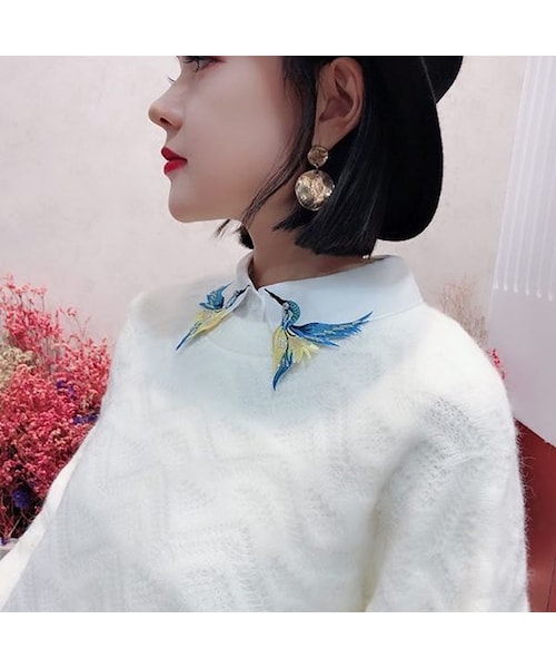 Sale!ハンドメイド♪ブラックミンクのひねりスヌードツヤツヤ！1点限フルスキン Melange Moebius snood *Knitted with needles *Also great as a