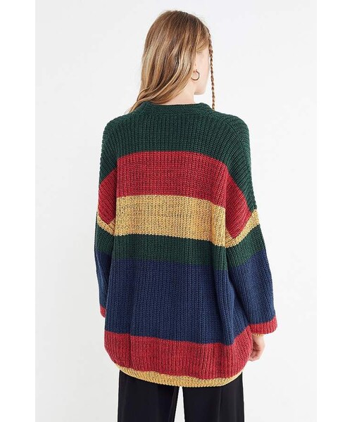 LAZY OAF（レイジーオーフ）の「Lazy Oaf Striped Burger Patch Cardigan（カーディガン/ボレロ・レディース・Assorted・S/m/M/l）」の3枚目の写真