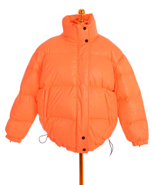 DINT(ディント)の「オーバーサイズダウンジャケット(ダウンジャケット/コート・レディース・오렌지/실버・one(44~66size))」の2枚目の写真