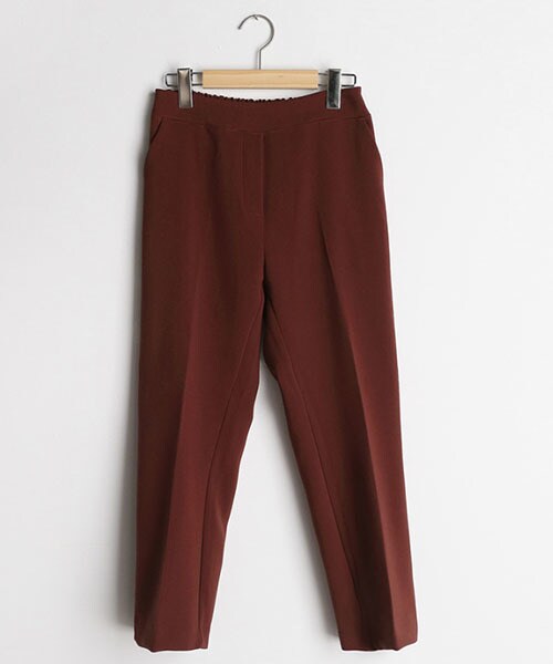 DHOLIC（ディーホリック）の「バックゴムスリムスラックス（スラックス・レディース・グレー/ブラック/レッド・FREE）」の3枚目の写真