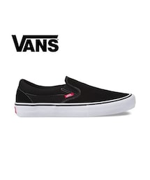 VANS | VANS バンズヴァンズ /ローカット スニーカー/ SLIP ON PRO - BLACK x WHITE x GUM(スリッポン)