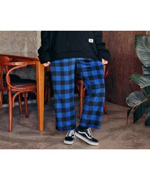 HOTPING | 起毛ギンガムチェックパンツ(その他パンツ)
