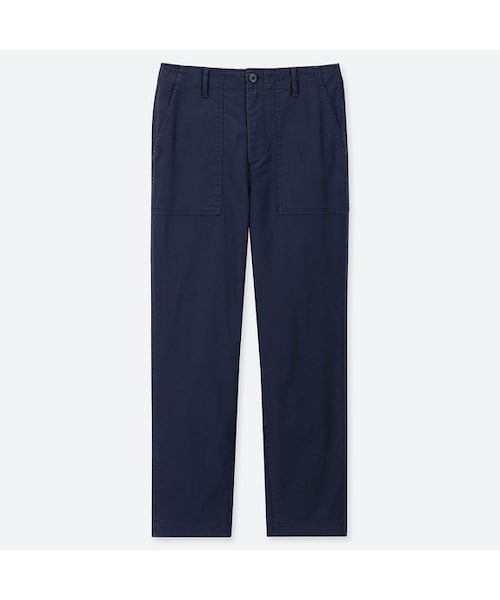 UNIQLO（ユニクロ）の「ベイカーパンツ（丈長め72cm）（その他パンツ・レディース・BEIGE 31/NAVY 69/GREEN 54/OFF WHITE 01・58/76/73/67/79/70/61/55/64）」の4枚目の写真