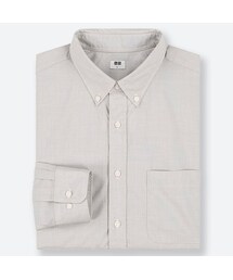 UNIQLO | エクストラファインコットンブロードシャツ（ボタンダウン・長袖）(シャツ/ブラウス)