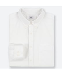 UNIQLO | エクストラファインコットンブロードシャツ（ボタンダウン・長袖）(シャツ/ブラウス)
