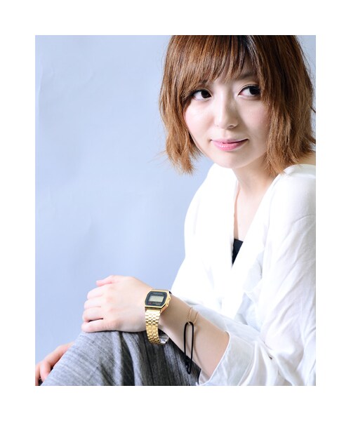 CASIO（カシオ）の「【casio/カシオ】スタンダードデジタルブレスウォッチ（腕時計・レディース・ゴールド・フリー）」の3枚目の写真