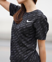 NIKE | ナイキ DRI-FIT DF BRND MK AOP S/S Tシャツ(Tシャツ/カットソー)