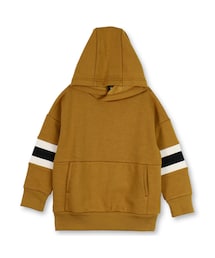 BRANSHES | ラインリブ裏起毛フード付きトレーナー(パーカー)