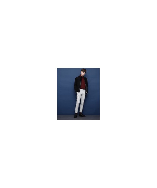 EMMA CLOTHES(エマクローズ)の「本革ロングレザーナローベルト Real Leather Slim Belt(ベルト・メンズ・ブラック・FREE)」の3枚目の写真