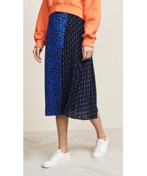 Alice and Olivia | alice + olivia Lilia Asymmetrical Pleated Midi Skirt(スカート)