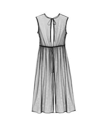 kaene | 100032/無地チュールエプロンワンピース(ワンピース)