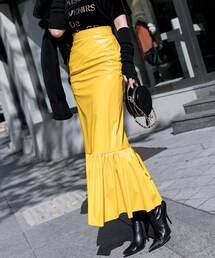 DINT | シャイニーシャーリングスカート(スカート)