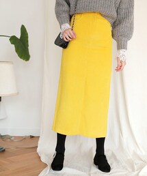 DHOLIC | コーデュロイスリットロングスカート(スカート)