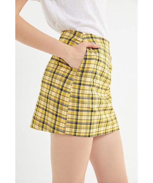 uo gingham skirt