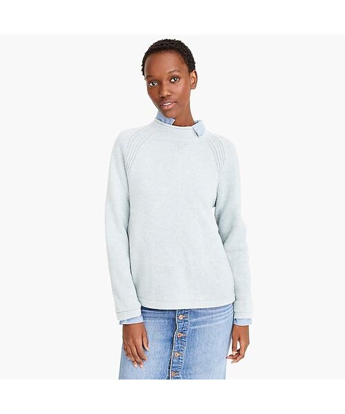 J.CREW（ジェイクルー）の「Women's 1988 rollneckTM sweater in merino wool（ニット/セーター・レディース・Beige/Gray/Blue・Xx-small/X-small/Small/Medium/Large/X-large/Xx-large/3x/2x）」の7枚目の写真