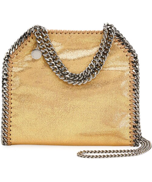 STELLA McCARTNEY(ステラマッカートニー)の「Stella McCartney Mini Falabella Metallic Chain Tote Bag(トートバッグ・レディース・Gold・One Size)」の2枚目の写真