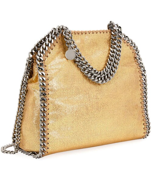 STELLA McCARTNEY(ステラマッカートニー)の「Stella McCartney Mini Falabella Metallic Chain Tote Bag(トートバッグ・レディース・Gold・One Size)」の3枚目の写真
