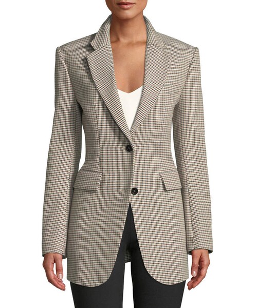 theory（セオリー）の「Theory Super-Cinch Fremont Plaid Long-Line