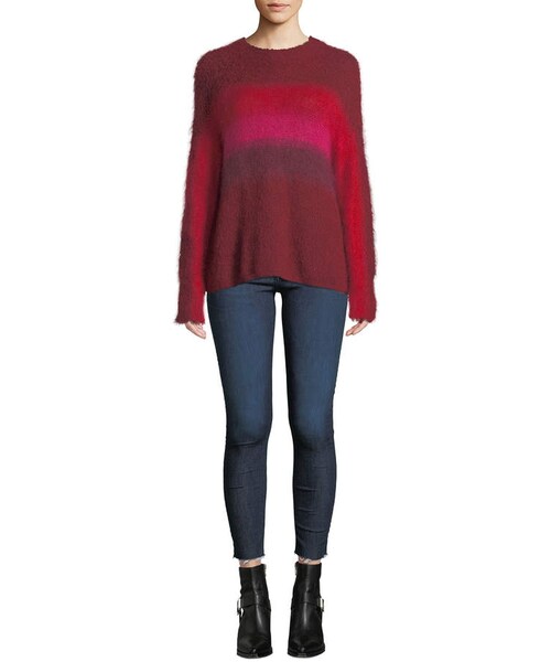 rag & bone(ラグアンドボーン)の「Rag & Bone Frayed Cropped Skinny Jeans(デニムパンツ・レディース・Blue・24/25/26/27/28/29/30/31/32)」の4枚目の写真