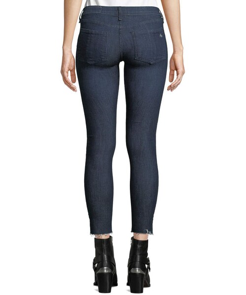 rag & bone(ラグアンドボーン)の「Rag & Bone Frayed Cropped Skinny Jeans(デニムパンツ・レディース・Blue・24/25/26/27/28/29/30/31/32)」の2枚目の写真