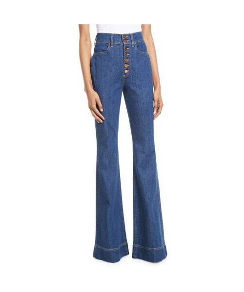 alice and olivia wide leg jeans