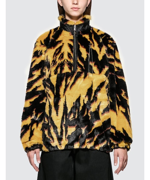 Furry half zip jacket Clearance