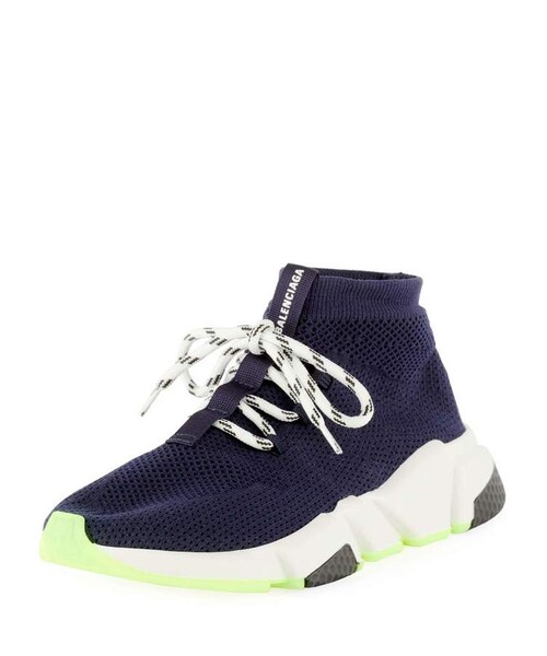 BALENCIAGA（バレンシアガ）の「Balenciaga Speed Knit Neon Sneakers（スニーカー・レディース・ACIER・12b / 42eu/5b / 35eu/6b / 36eu/10b / 40eu/11b / 41eu/8b / 38eu/7b / 37eu/9b / 39eu）」の2枚目の写真
