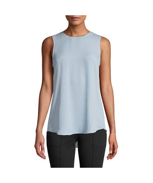 theory（セオリー）の「Theory Bringam Silk Tank（タンクトップ・レディース・Gray/Blue・Small/Medium/X-small/Large）」の2枚目の写真