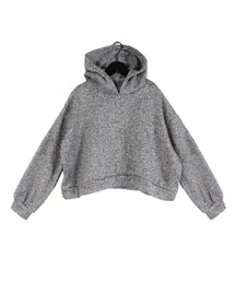 STYLEBLOCK | プリント入り北極ボアフーディプルオーバー(パーカー)