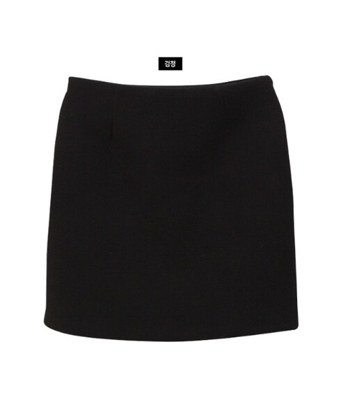 Dailyabout(デイリーアバウト)の「サイドファスナーストレートスカート(スカート・レディース・ホワイト/ベージュ/ブラック・S/M)」の2枚目の写真