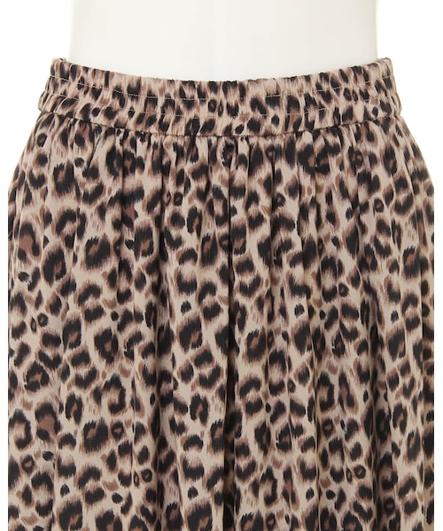 INGNI（イング）の「ヒョウ柄ロング／スカート（スカート・レディース・ｱｲﾎﾞﾘｰ/ﾍﾞｰｼﾞｭ・M）」の3枚目の写真