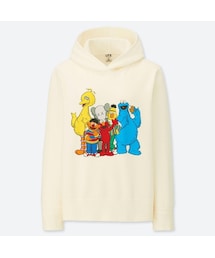 UNIQLO | カウズ×セサミストリートスウェットプルパーカ（長袖）(パーカー)