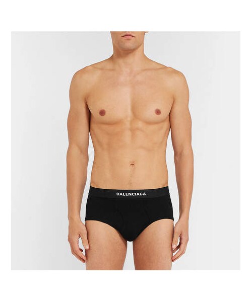 インナー・ルームウェアその他 BALENCIAGA UNDERWEAR (8142974E9B3 1062) BALENCIAGA（バレンシアガ）の「Balenciaga Three-Pack Stretch