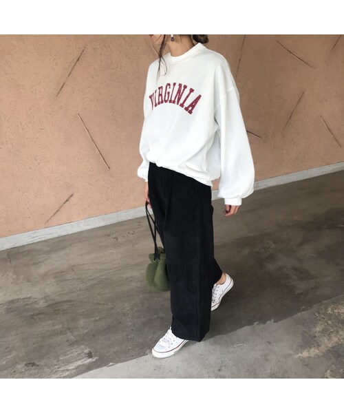 copine（コピン）の「コーデュロイハイウエストワイドパンツ（4color）【クリックポスト対象商品】（その他パンツ・レディース・その他）」の13枚目の写真