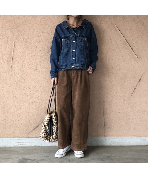 copine（コピン）の「コーデュロイハイウエストワイドパンツ（4color）【クリックポスト対象商品】（その他パンツ・レディース・その他）」の11枚目の写真