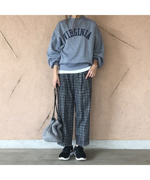 copine（コピン）の「裏起毛ボリューム袖ロゴスウェット（3color）【クリックポスト対象商品】（スウェット・レディース・その他）」の4枚目の写真