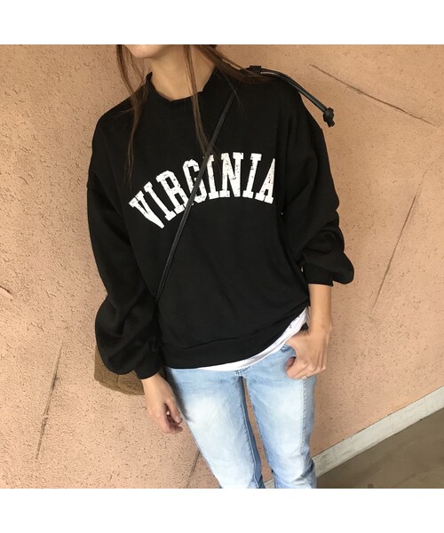 copine（コピン）の「裏起毛ボリューム袖ロゴスウェット（3color）【クリックポスト対象商品】（スウェット・レディース・その他）」の10枚目の写真