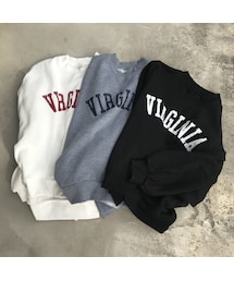 copine | 裏起毛ボリューム袖ロゴスウェット（3color）【クリックポスト対象商品】(スウェット)