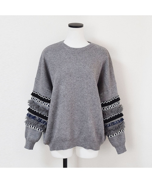 no brand（ノーブランド）の「[ RE-ARRIVAL ]デザインスリーブKNIT（ニット/セーター・レディース・その他）」の11枚目の写真