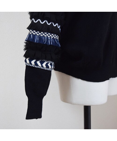 no brand（ノーブランド）の「[ RE-ARRIVAL ]デザインスリーブKNIT（ニット/セーター・レディース・その他）」の15枚目の写真
