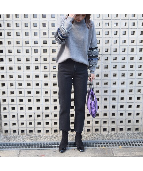 no brand（ノーブランド）の「[ RE-ARRIVAL ]デザインスリーブKNIT（ニット/セーター・レディース・その他）」の7枚目の写真