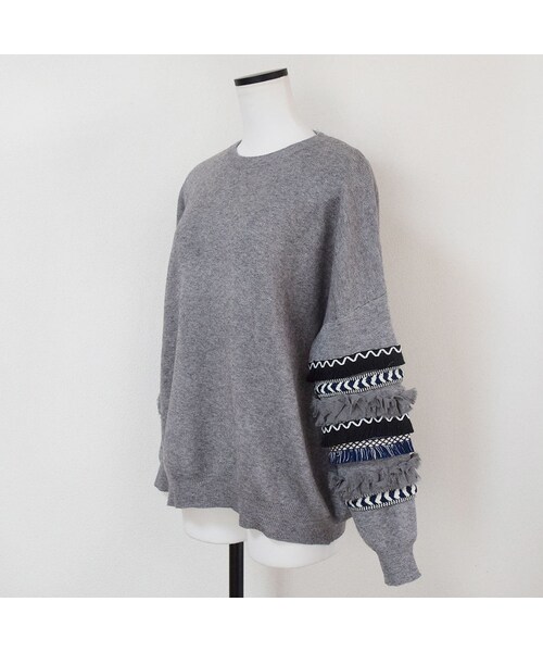 no brand（ノーブランド）の「[ RE-ARRIVAL ]デザインスリーブKNIT（ニット/セーター・レディース・その他）」の12枚目の写真