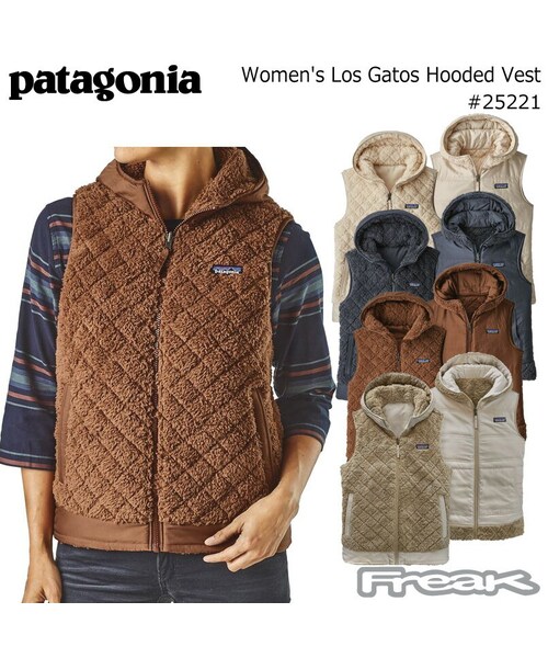 パタゴニア W's Los Gatos Hooded Vest XS ELKH252212018年製サイズ