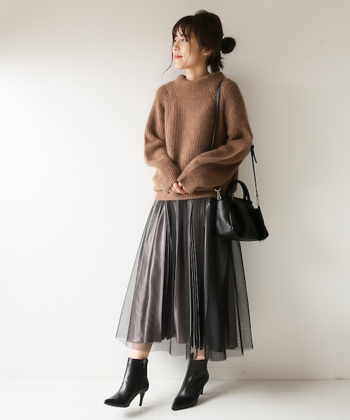 スピックアンドスパン　グレー プリーツロングスカート　美品 Spick & Span（スカート）のフリマアイテム一覧