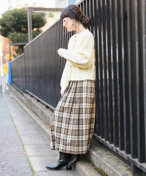 LOWRYS FARM（ローリーズファーム）の「タータンチェックプリーツ