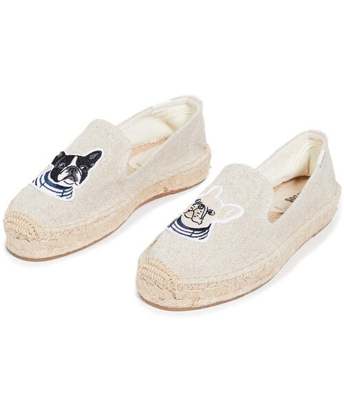 SOLUDOS(ソルドス)の「Soludos Teddy & Gigi Smoking Slippers(シューズ・レディース・Beige・5/5.5/6/6.5/7/7.5/8/8.5/9/9.5/10/11)」の4枚目の写真