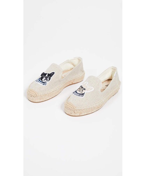SOLUDOS(ソルドス)の「Soludos Teddy & Gigi Smoking Slippers(シューズ・レディース・Beige・5/5.5/6/6.5/7/7.5/8/8.5/9/9.5/10/11)」の5枚目の写真